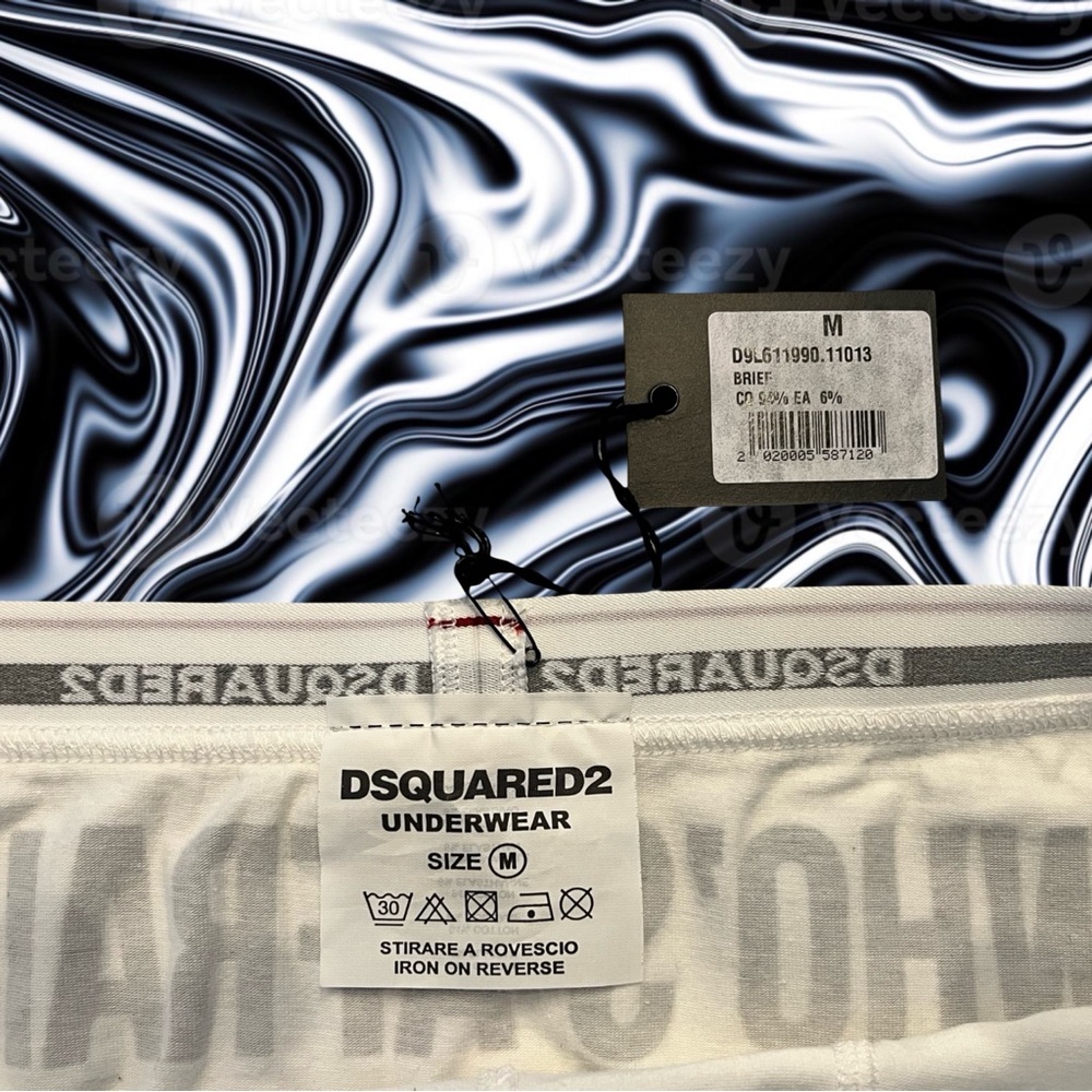 DSQUARED2 Classic White Briefs for Men - Picture 5 of 10